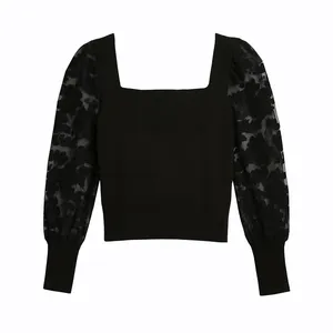 پلیور یقه خشتی زنانه مدل 21106441