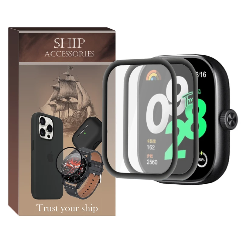 محافظ صفحه نمایش شیپ مدل Pmma-SH مناسب برای ساعت هوشمند شیائومی Redmi Watch 4 بسته دو عددی
