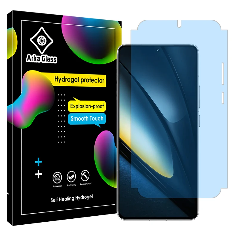 محافظ صفحه نمایش آرکا گلس مدل آنتی بلو مناسب برای گوشی موبایل شیائومی Poco F6 Pro