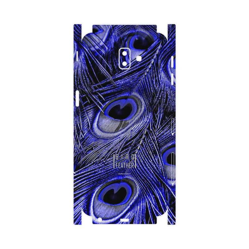 برچسب پوششی ماهوت مدل Purple Feather-FullSkin مناسب برای گوشی موبایل سامسونگ Galaxy J6 Plus