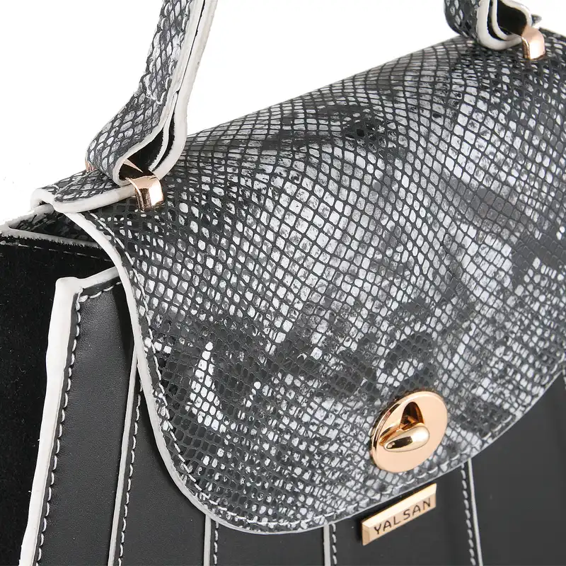 کیف دوشی زنانه چرم یلسان مدل  آتریسا کد 1-ATRS-074-RT