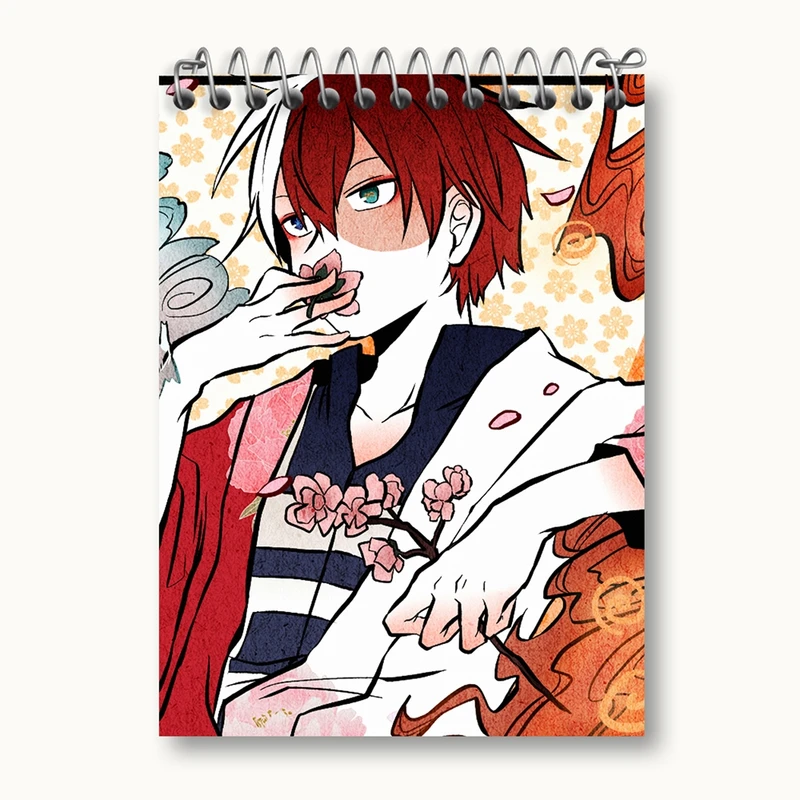 دفتر یادداشت 50 برگ خندالو مدل شوتو تودوروکی انیمه آکادمی قهرمان من کد 16168