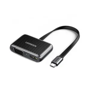 مبدل USB-C به HDMI/VGA یوگرین مدل UG70549