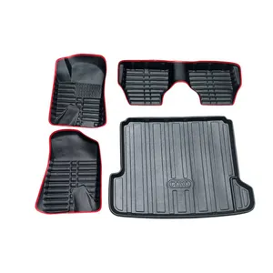 کفپوش سه بعدی پایا مدل MC520 دور دوخت مناسب برای سمند سورن به همراه کفوپش صندوق