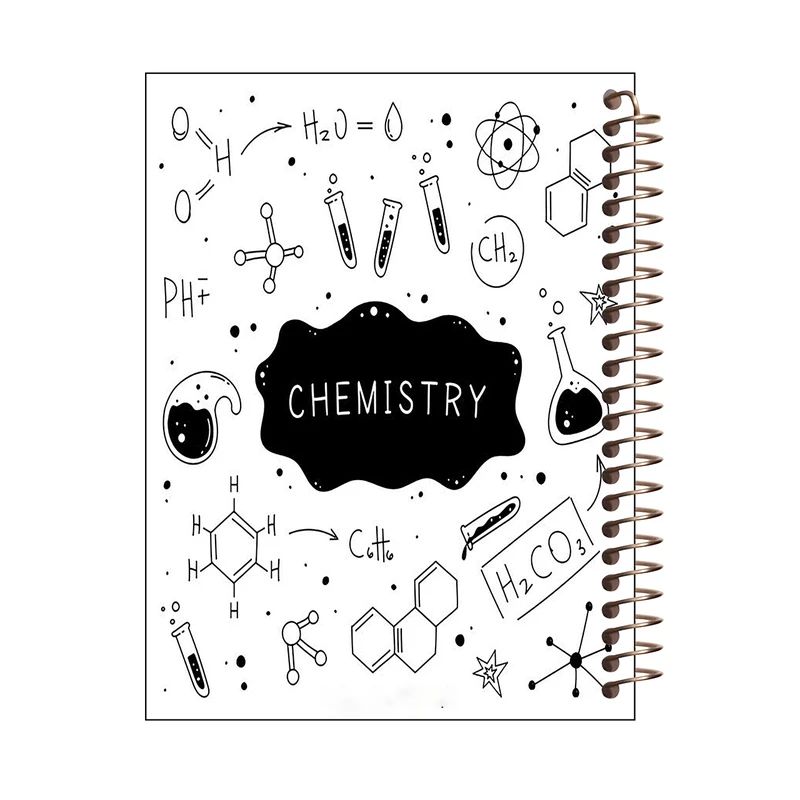 دفتر مشق 100 برگ طرح شیمی کد H473