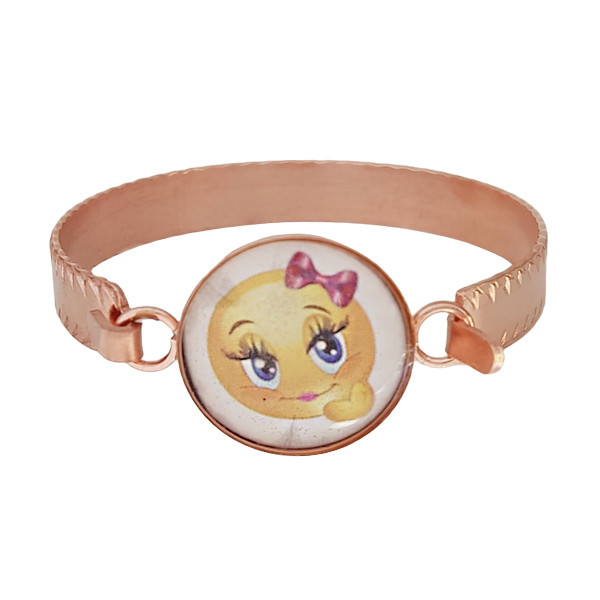 نیم ست دخترانه مدل ایموجی کد JW423.5