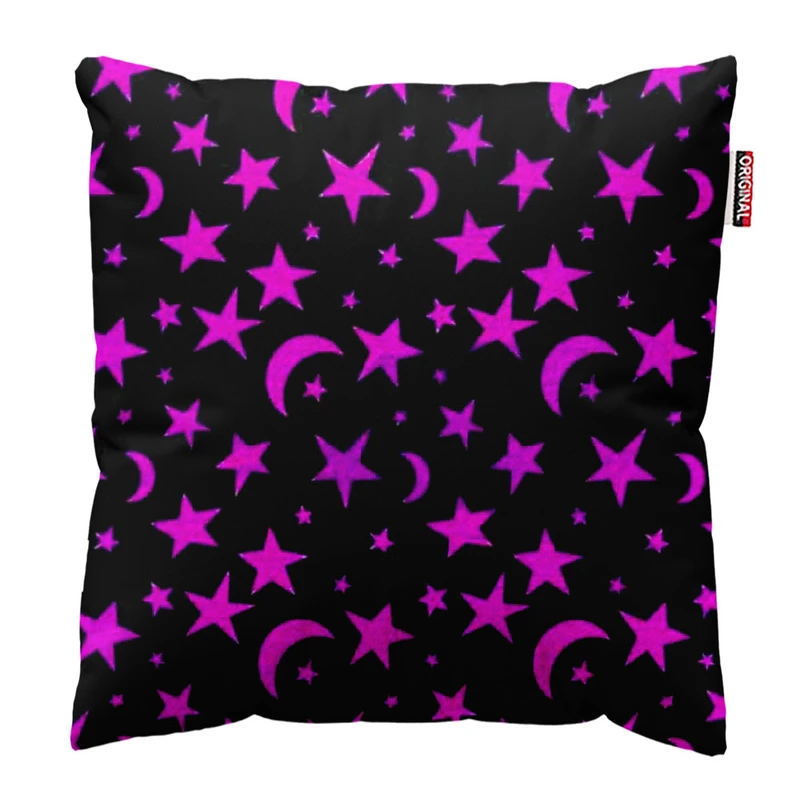 کوسن پاد آفرین طرح ماه و ستاره سایز 30*30 سانتی متر کد 691