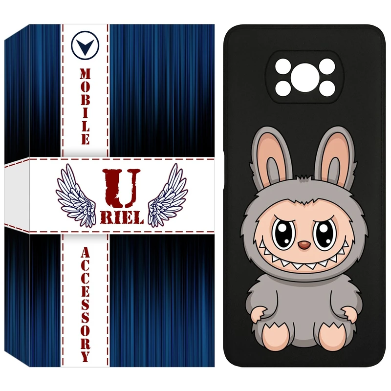 کاور یوریل مدل KSH کد 142 طرح عروسک لبوبو مناسب برای گوشی موبایل شیائومی Poco X3 / X3 Pro