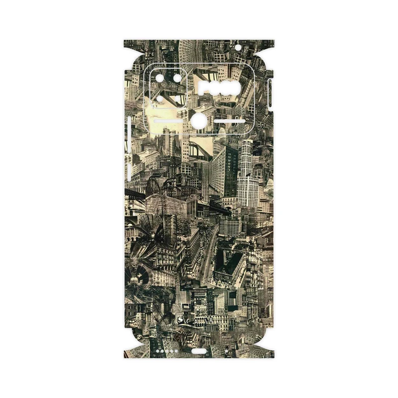 برچسب پوششی ماهوت مدل Collage of Skyscraper-FullSkin مناسب برای گوشی موبایل شیائومی Poco C40