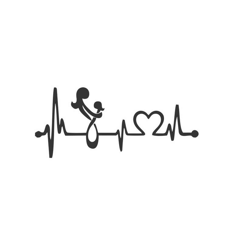 برچسب بدنه خودرو استیک طرح مادر کد A