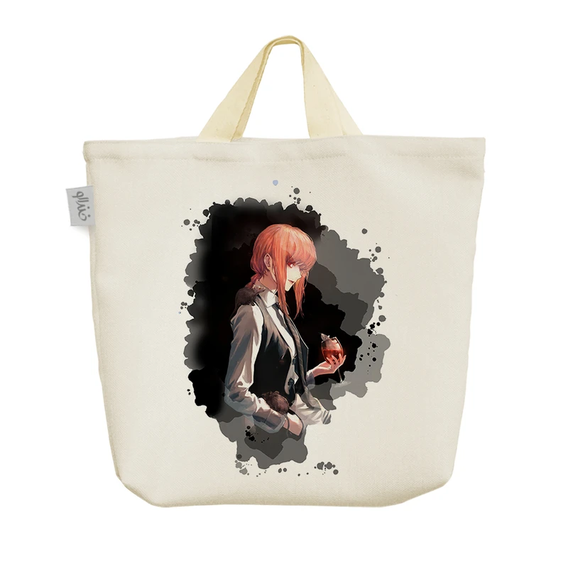 ساک خرید خندالو مدل ماکیما انیمه مرد اره ای کد 1453