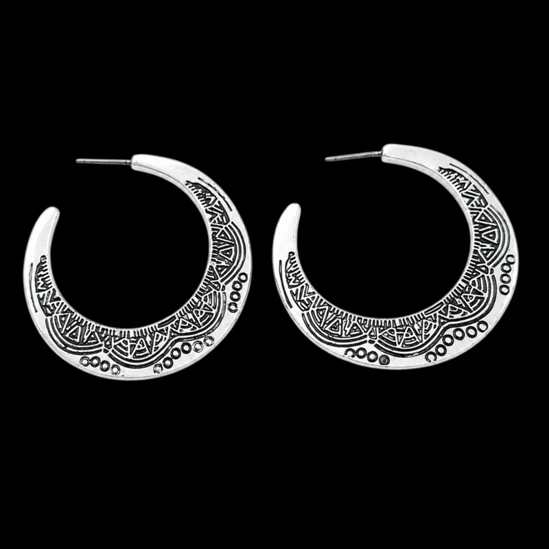 گوشواره حلقه ای زنانه اکسسورایز مدل E3321