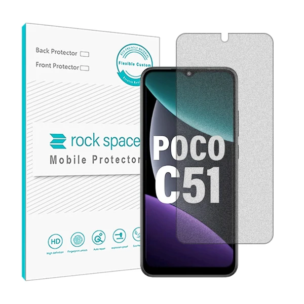 محافظ صفحه نمایش مخصوص بازی راک اسپیس مدل HyGAM مناسب برای گوشی موبایل شیائومی Poco C51