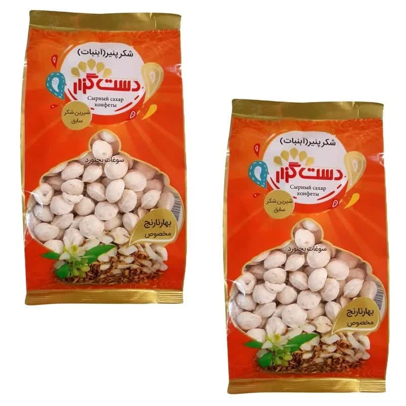 شکر پنیر بهار نارنج دست گزار - 400 گرم مجموعه 2 عددی