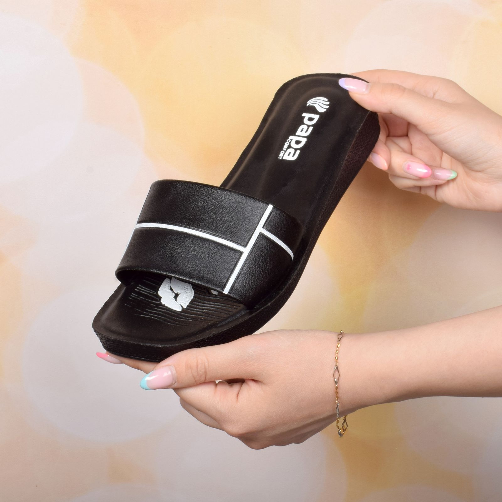 دمپایی زنانه پاپا مدل BK.2783 - - 6