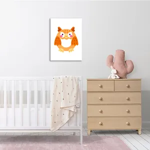 تابلو شاسی کودک طرح حرف O مدل مدرسه الفبا حیوانات