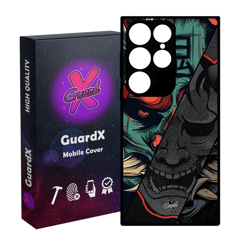 کاور گارد ایکس طرح سامورایی مدل Glass10529 مناسب برای گوشی موبایل سامسونگ Galaxy S24 Ultra