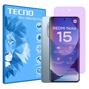 Tecno Eye Care model anti violet ray screen protector suitable for Xiaomi Redmi Note 15 4G Mobile phone