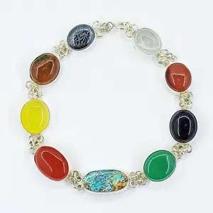 دستبند نقره زنانه سلین کالا مدل جواهری ce-As117