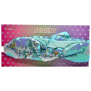 هدبند دخترانه مدل پولکی