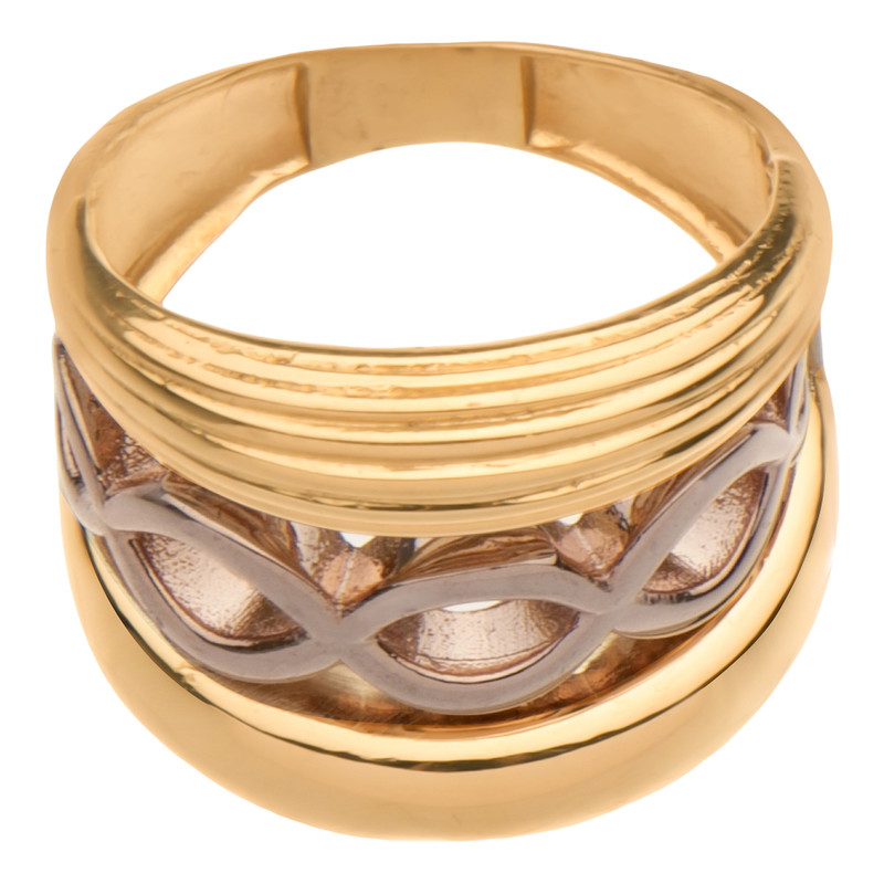 انگشتر طلا 18 عیار زنانه با طرح دیوید یورمن مایا ماهک مدل MR1275 سایز 55