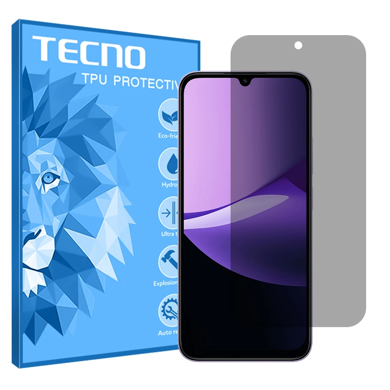 محافظ صفحه نمایش حریم شخصی تکنو مدل Resistant مناسب برای گوشی موبایل شیائومی Redmi 15C 4G