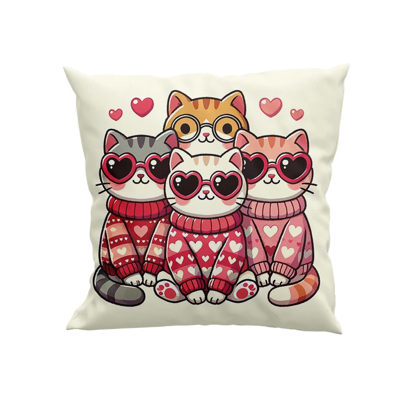 کوسن پاد آفرین مدل گربه ها کد DKK1030