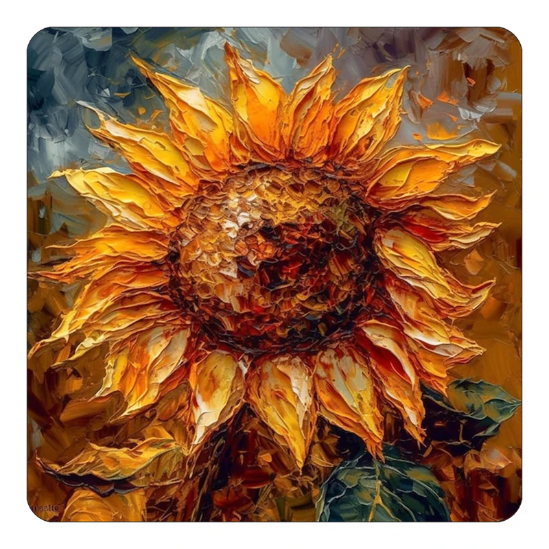 مگنت کاکتی طرح نقاشی رنگ روغن مدل mp72339