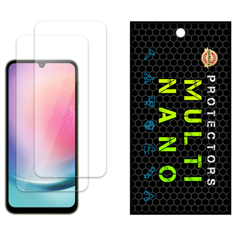 محافظ صفحه نمایش مولتی نانو مدل X-S2N مناسب برای گوشی موبایل سامسونگ Galaxy A24 4G بسته دو عددی