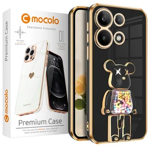 Mocolo La Souris Cover For Xioami Poco M6 Pro 4G / Redmi Note 13 Pro 4G With Pop Socket