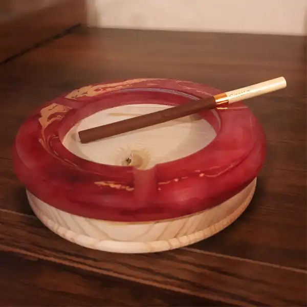 زیرسیگاری چوبی مدل C2