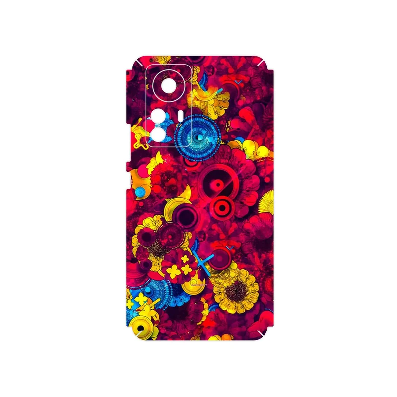 برچسب پوششی ماهوت مدل Vector Flower Garden Digital Art مناسب برای گوشی موبایل شیائومی 12 Pro