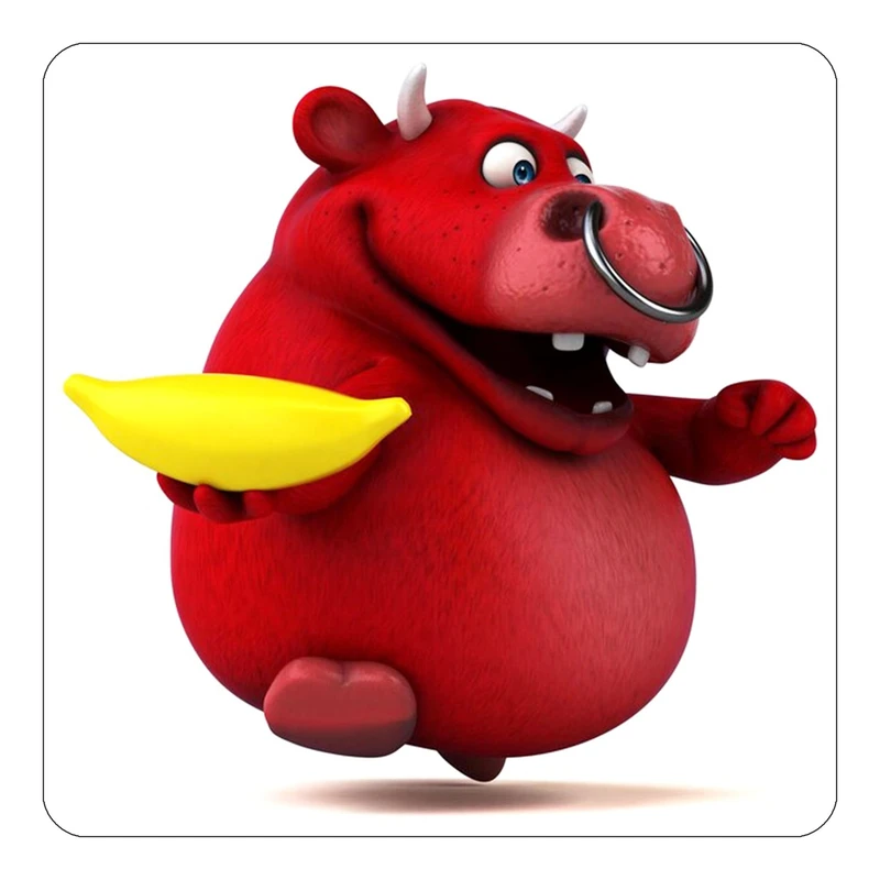 مگنت کاکتی طرح حیوانات کارتونی مدل mp28717