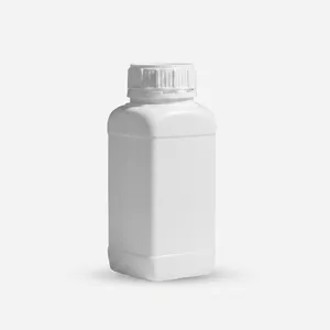 بطری مدل پلی اتیلن مکعبی گنجایش یک لیتر