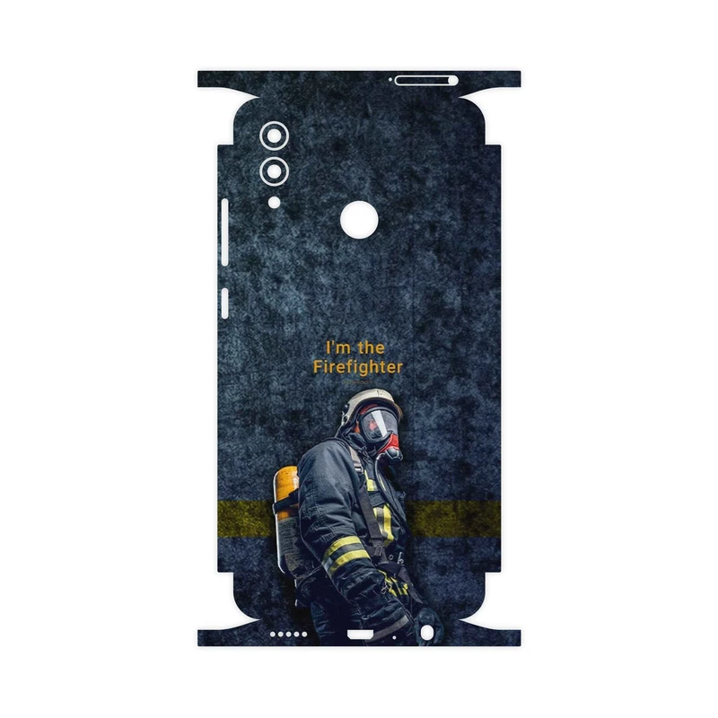 برچسب پوششی ماهوت مدل Firefighter-FullSkin مناسب برای گوشی موبایل آنر 10 Lite