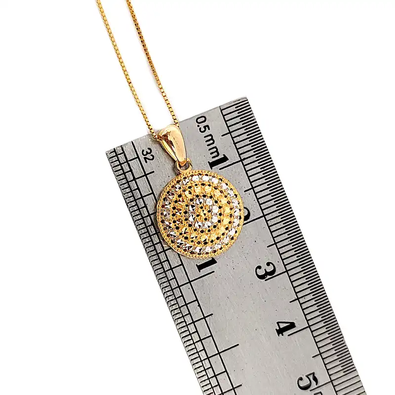 گردنبند طلا 18 عیار زنانه طلا و جواهرسازی افرا مدل آوا ۲۷۶