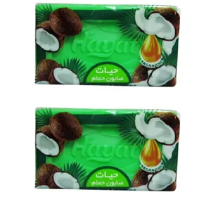 صابون شستشو حیات مدل نارگیل وزن 125 گرم بسته 2 عددی