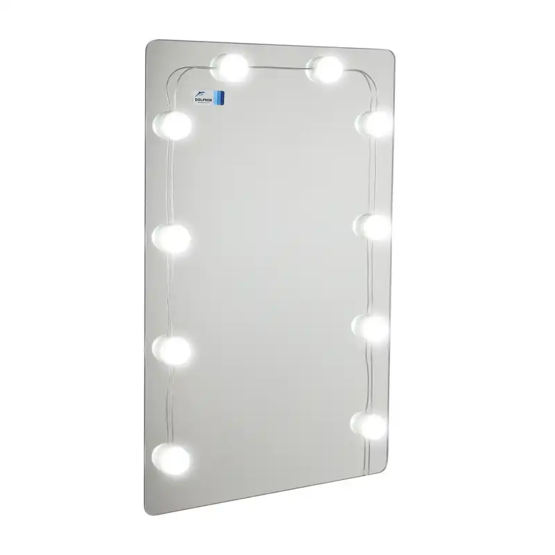 آینه دلفین مدل هالیوودی کد HL-R-8050