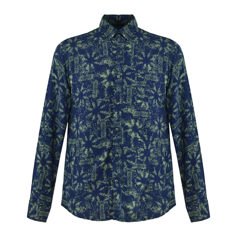 پیراهن آستین بلند مردانه مدل M3946