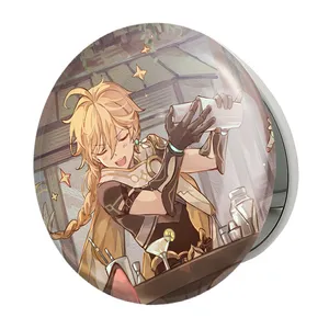 آینه جیبی خندالو طرح بازی گنشین ایمپکت Genshin Impact مدل تاشو کد 24620 