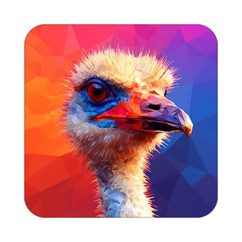 زیر لیوانی کاکتی طرح حیوانات رنگی مدل mp25905