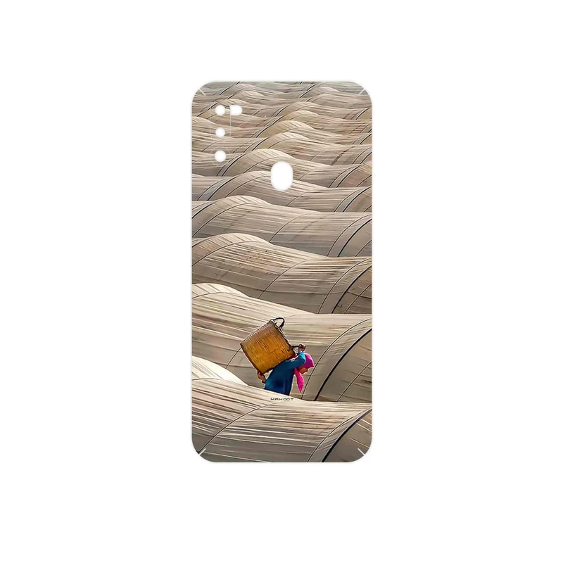 برچسب پوششی ماهوت مدل Strawberry Greenhouses مناسب برای گوشی موبایل سامسونگ Galaxy M21 (2021) Edition