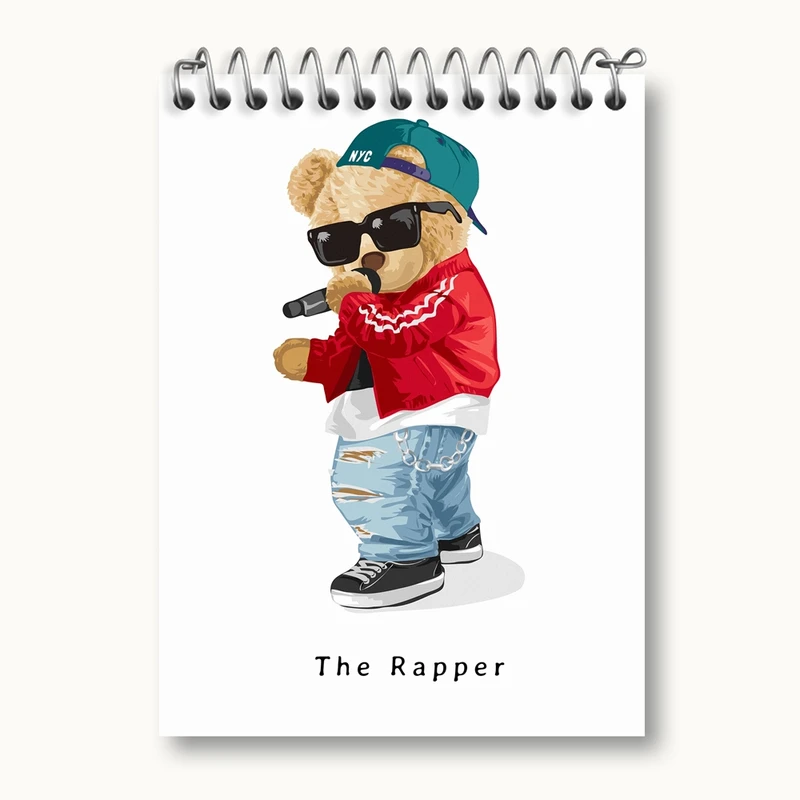 دفتر یادداشت 50 برگ خندالو مدل تدی Teddy کد 26168