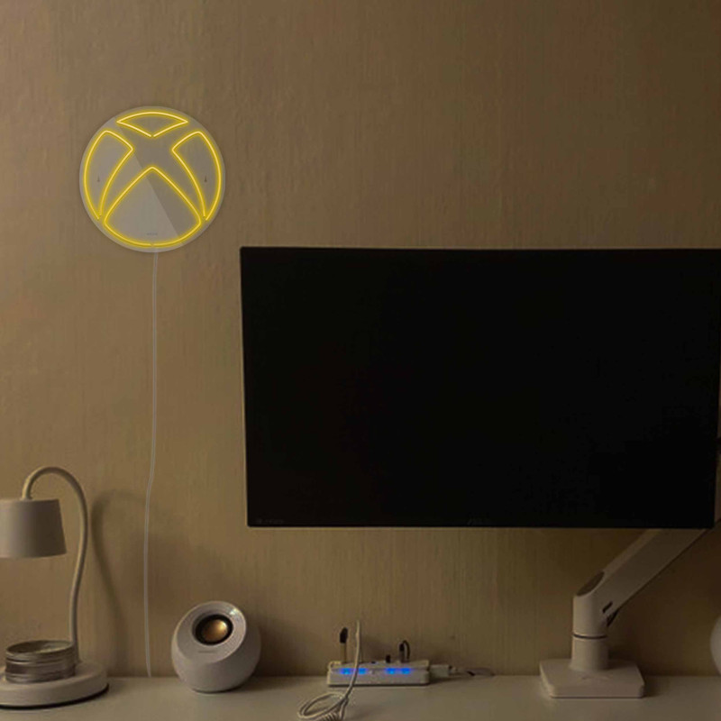 چراغ دیواری نئون دیزاین طرح Xbox-GL_YL