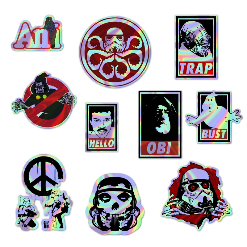 استیکر لپ تاپ  مندیکس طرح لوگو کد 5301 مجموعه 10 عددی