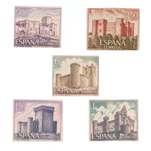 تمبر یادگاری مدل اسپانیا 1969 مجموعه 5 عددی 