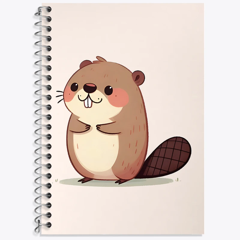 دفتر لغت 50 برگ خندالو طرح سمور آبی بامزه کد N5545