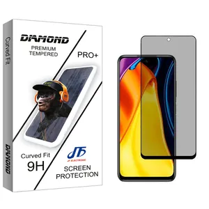 JF Diamond Privacy Screen Protector For Xiaomi Poco M3 Pro 5G