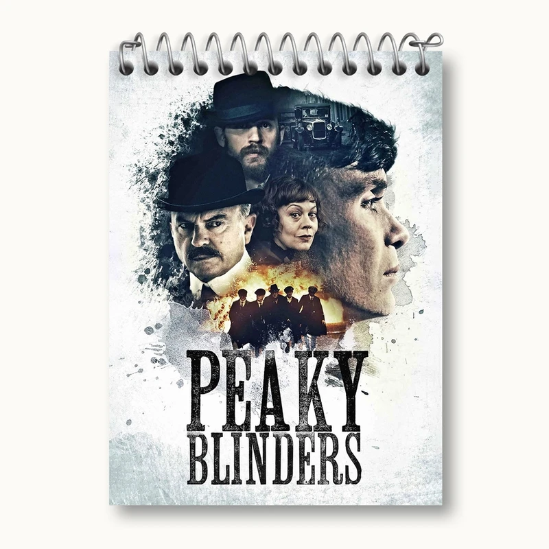 دفتر یادداشت 50 برگ خندالو مدل سریال پیکی بلایندرز Peaky Blinders کد 3201