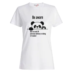 تی شرت آستین کوتاه زنانه زنانه کاندید اسپرت طرح پاندا مدل 16